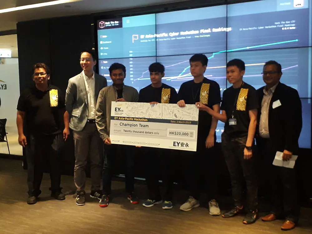 Students from Asia Pacific University (APU) championed EY’s Asia-Pacific Cyber Hackathon 2019