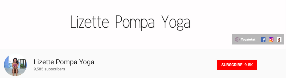 Lizette Pompa Yoga YouTube