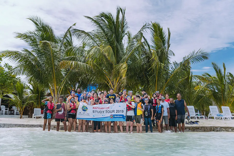 Students and staff from 10 nationalities embarked on an unforgettable 8 Days 7 Nights experience to the Maldives.