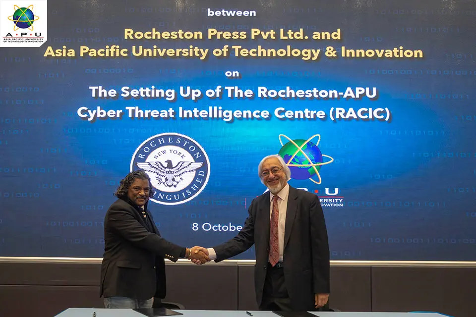The partnership between Rocheston Pte Ltd and Asia Pacific University of Technology & Innovation (APU)