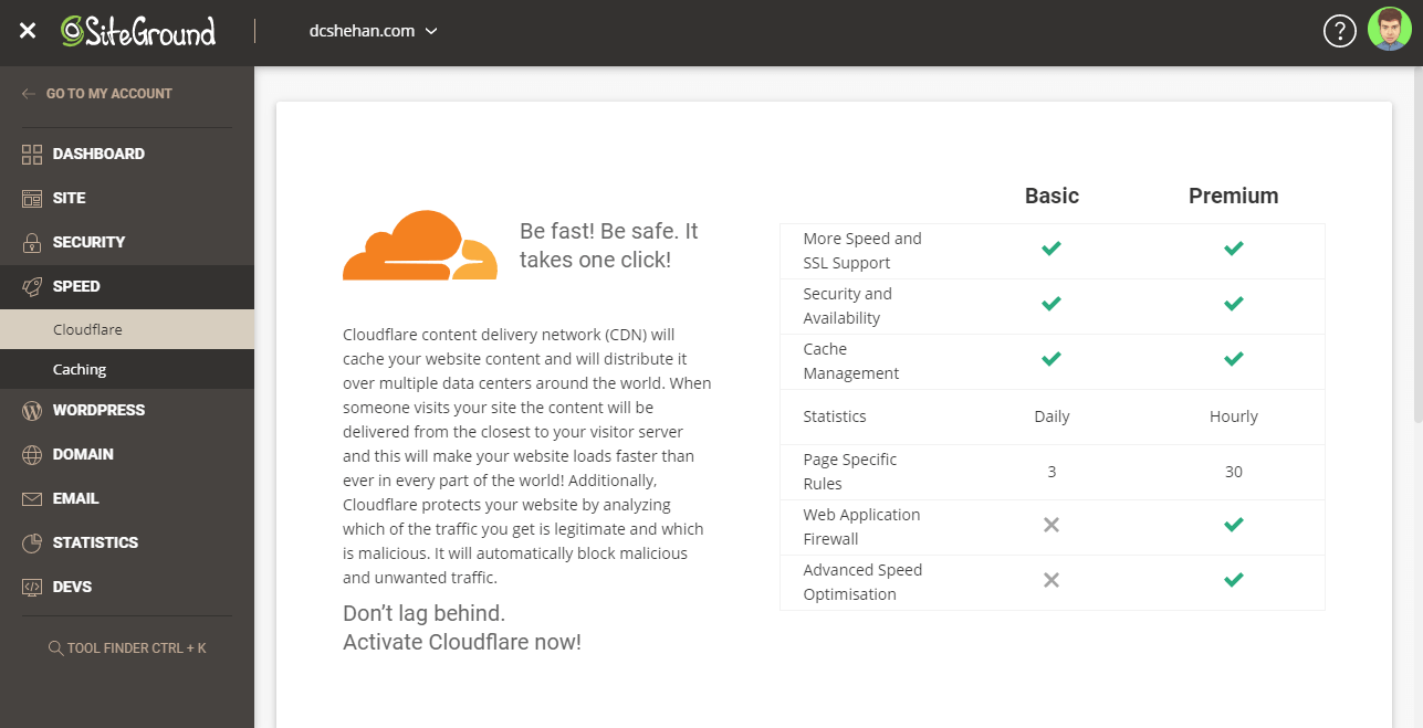 SiteGround Cloudflare Integration