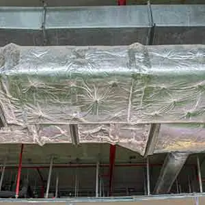 Radiant Barrier in Existing Commercial Building