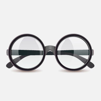 Round Shaped Glass Frames for Businesswoman