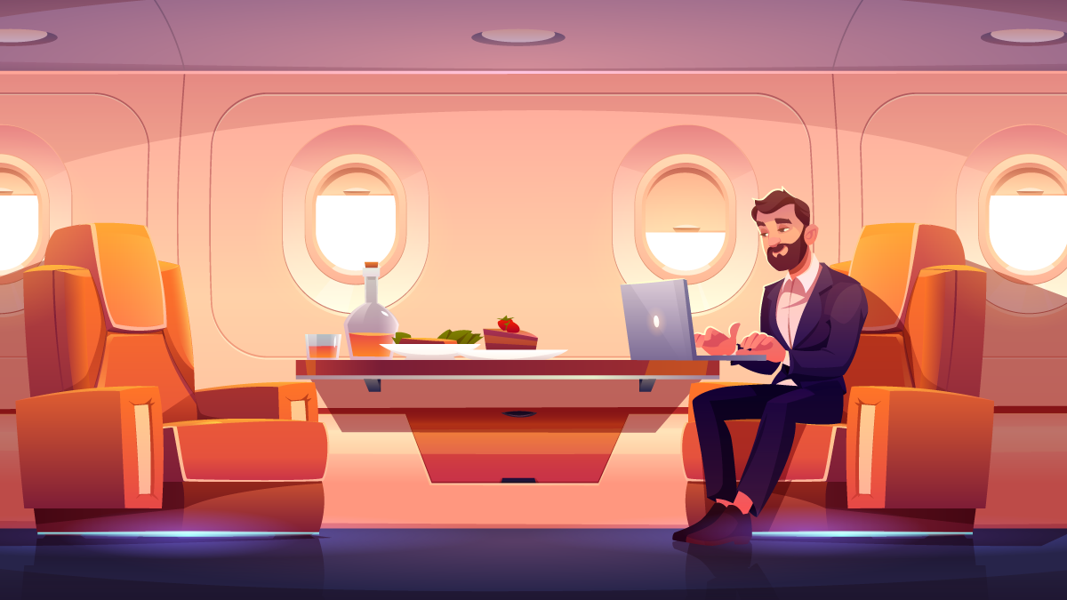 How To Keep Yourself Productive While You're On A Long Flight