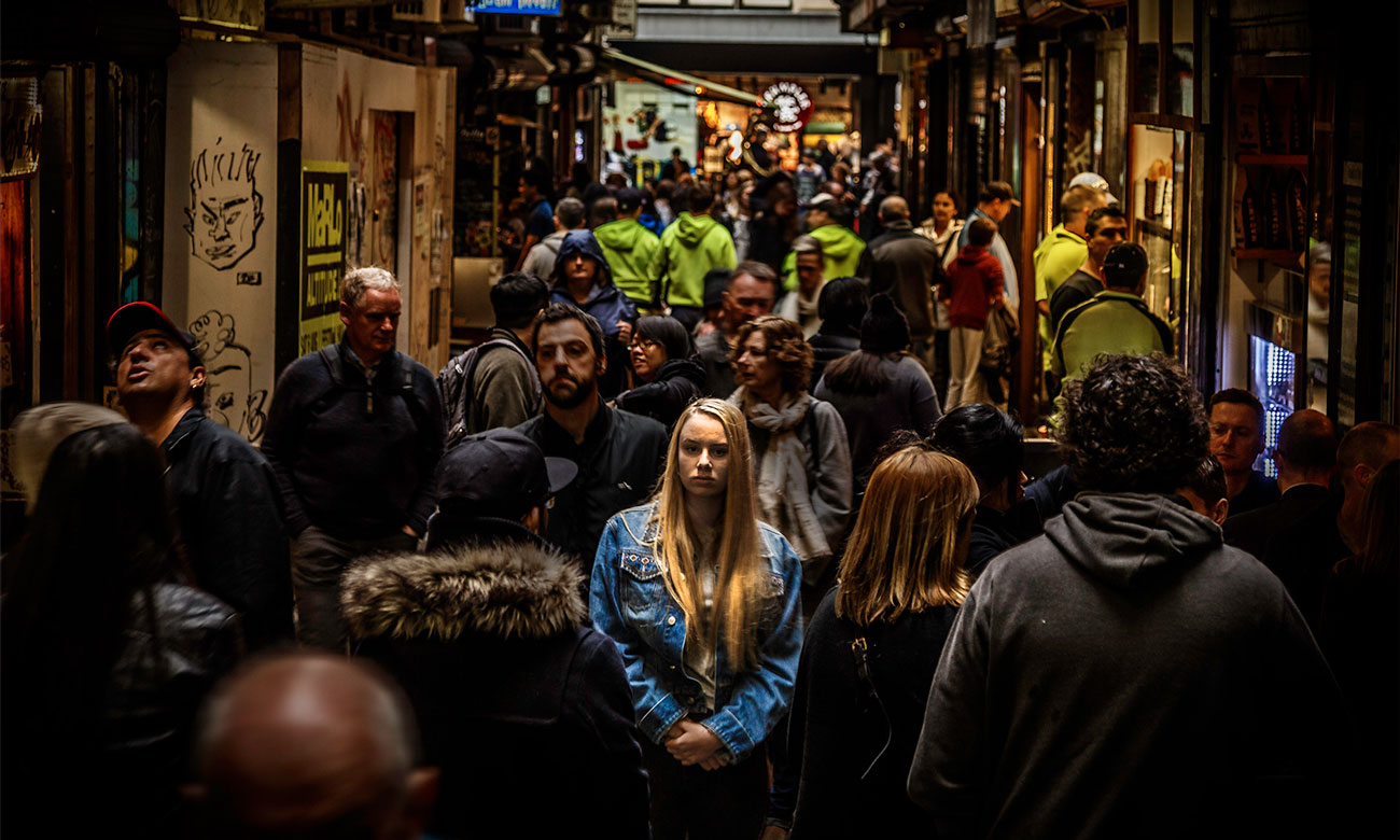 walking people