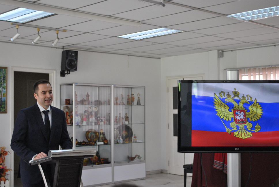 Alexander V. Antipov, First Secretary conducted a guest lecture for APU’s International Relations students on Russian foreign policies