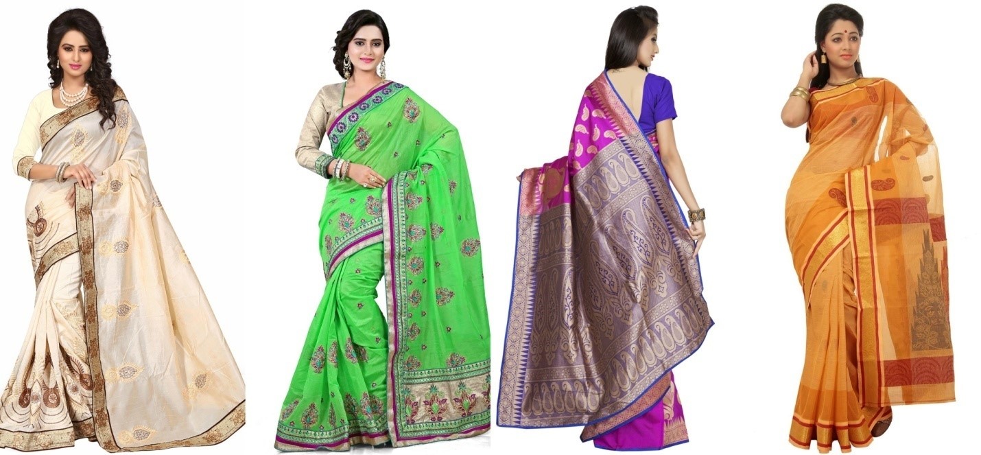 Saree styles by women