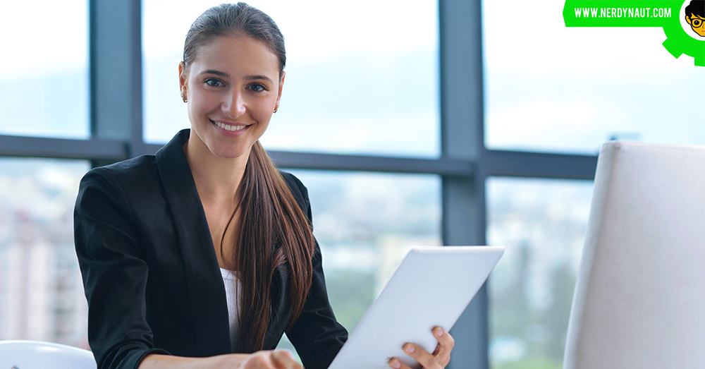 woman with a Career in Office Management