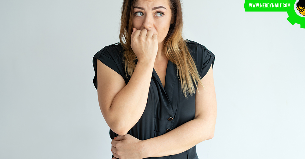 woman in anxiety