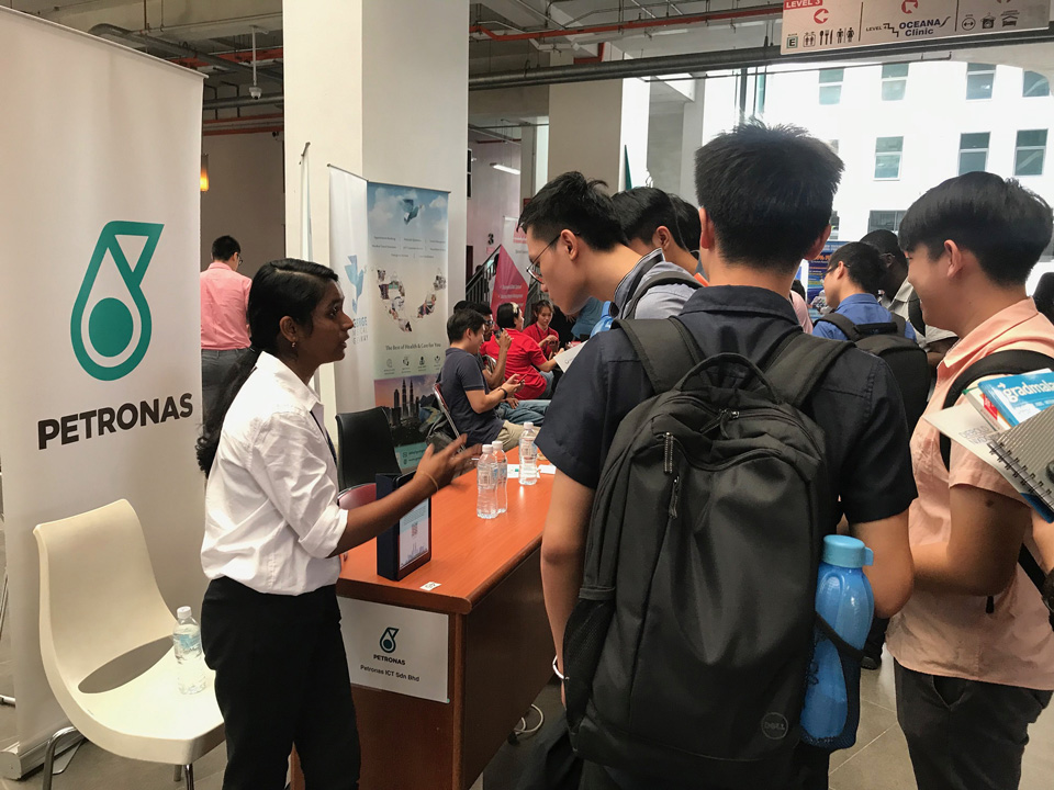 Students have expressed good interest in the opportunities that were made available at the APU Mega Career Fair.