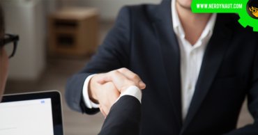 Business Broker shaking hands