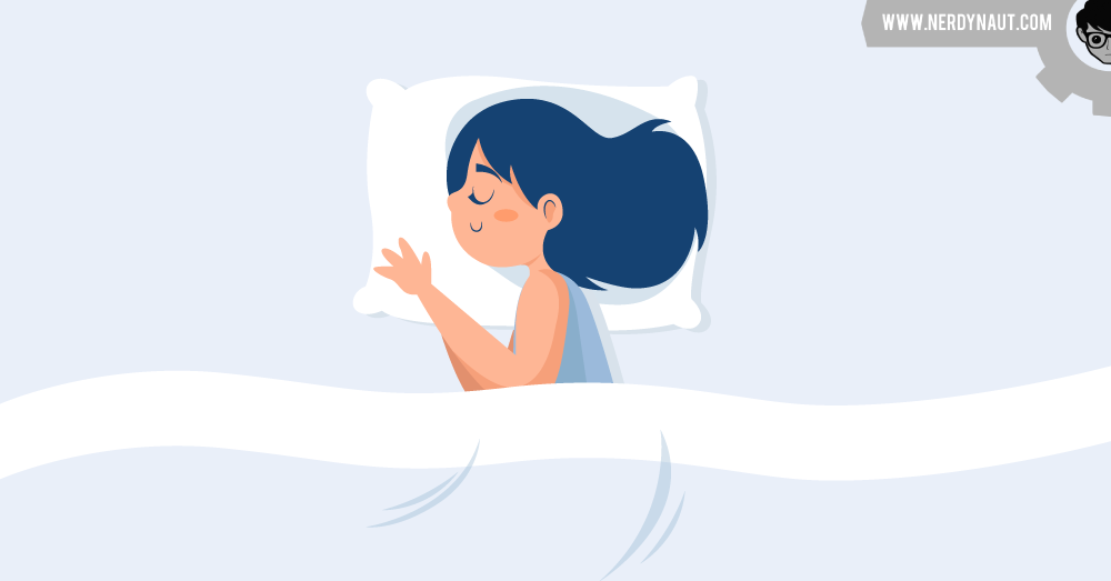 Sleep Comfortably - Girl on bed