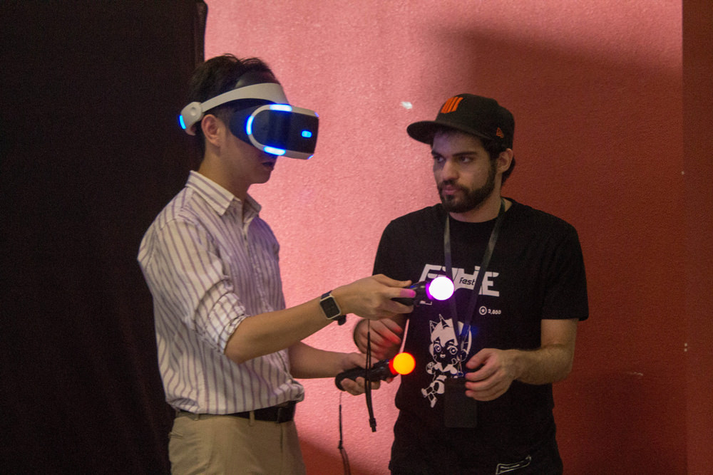 Virtual Reality (VR) gaming at the MADFest x GameFest