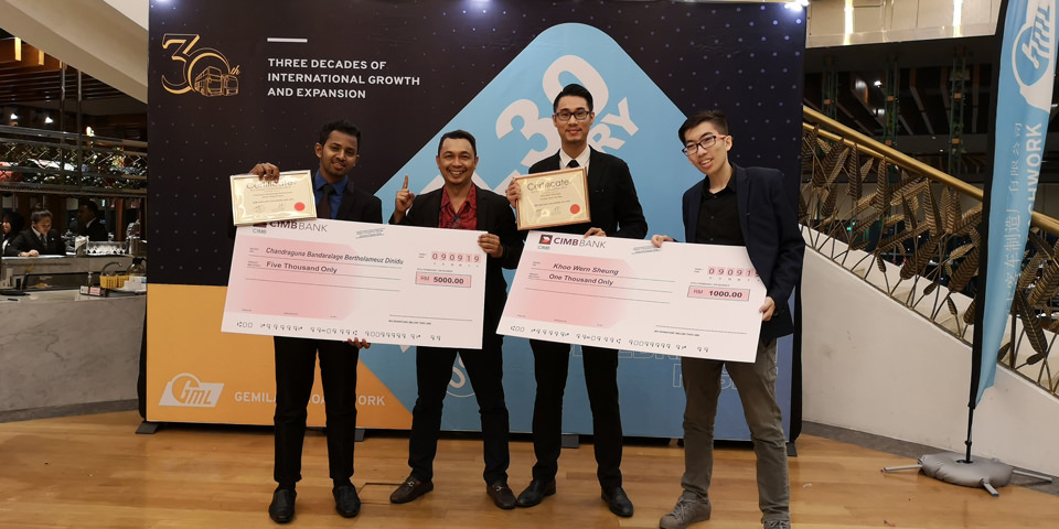 APU students walked away as the Champion of the competition with his semi-electric concept bus design