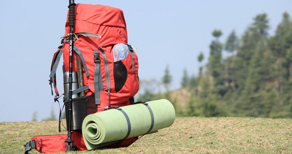 Camping gear backpack