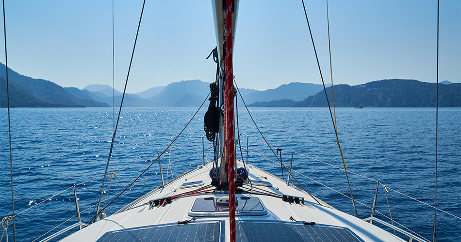 a yacht to Turkey