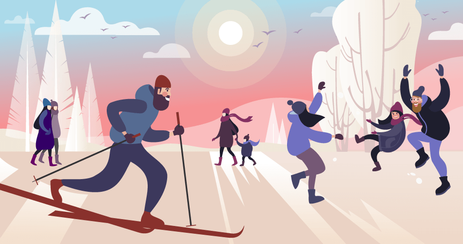skiing holiday