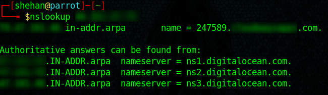NSLOOKUP command
