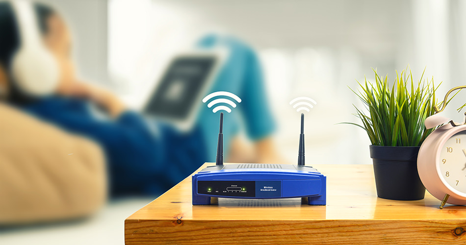 Wifi singal of an all in one access point at home