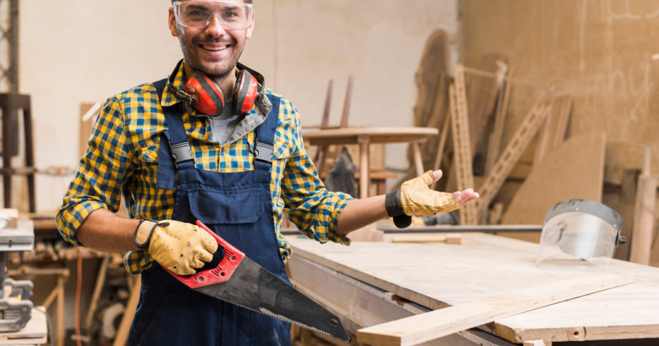 Woodworking man