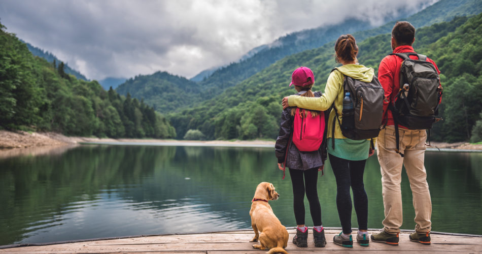 Backpacking Trip Family