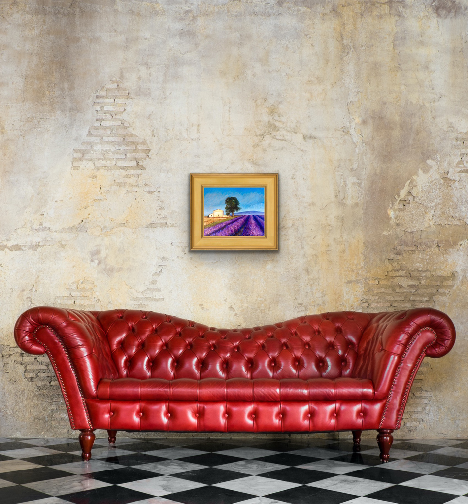 Landscape art on the wall
