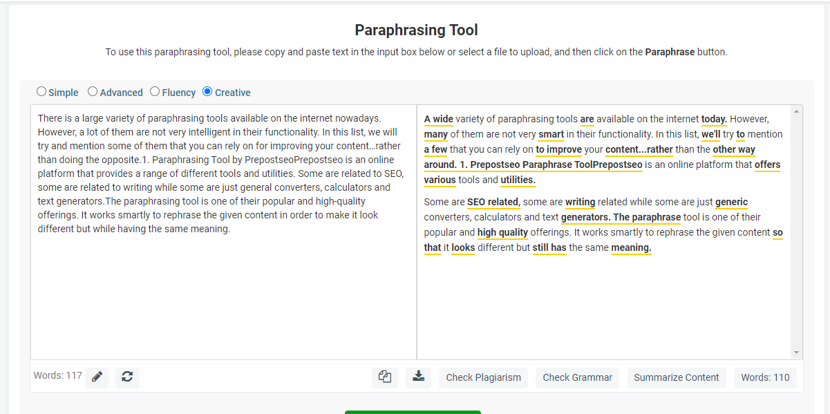 Prepostseo Tool